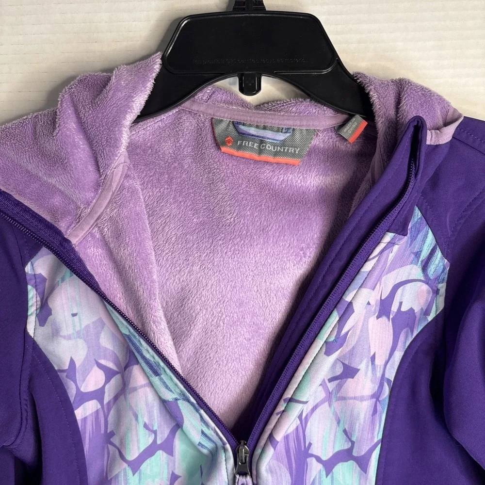 Free Country Girl's Freecycle Butterpile Lined Water Resistant Softshell Jacket